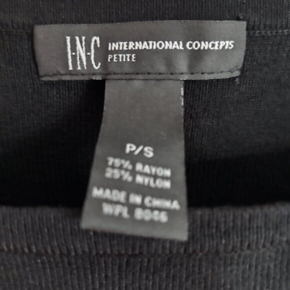 Ladies SZ PS Inc Black Three-Quarter Sleeve Sweater - Picture 3 of 3